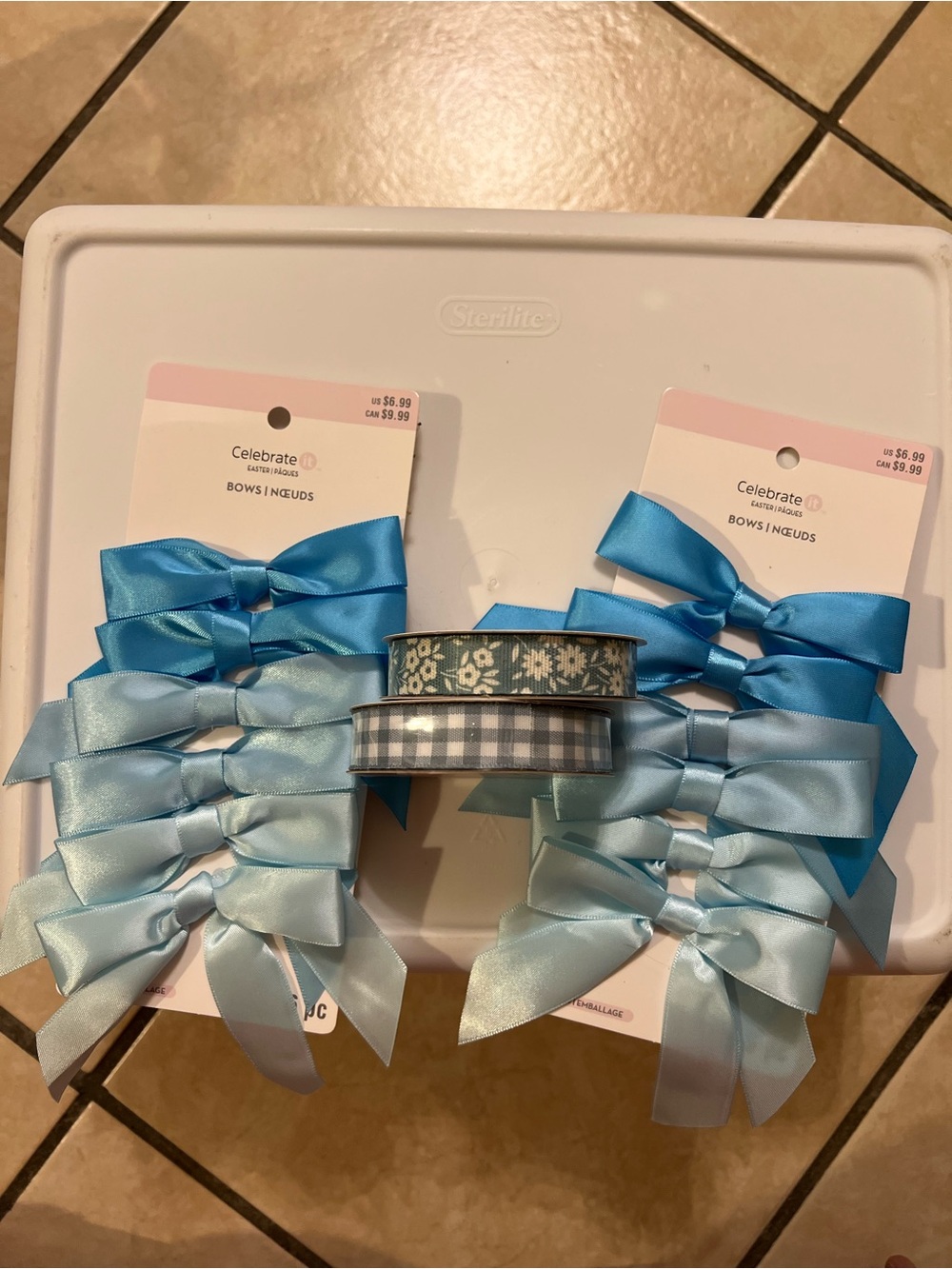 NEW Misc Set of Blue Ribbon